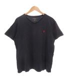 ポロ ラルフローレン POLO RALPH LAUREN Tシャツ 半袖 L Vネック ポニー刺繍 紺 ネイビー /GV