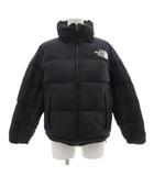 ザノースフェイス THE NORTH FACE ショートヌプシ ダウンジャケット ナイロン リップストップ S 黒 ブラック /AE