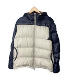 モンクレール MONCLER 19年 LATOUR ダウンジャケット ロゴ E20914134485 3  ベージュ ブラック ☆AA★