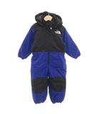 ザノースフェイス THE NORTH FACE スノースーツ スノーワンピース カバーオール 90 ロゴ 中綿 青 ブルー 黒 ブラック NSJ61910 /AE ■GY14