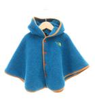 ザノースフェイス THE NORTH FACE ボア ポンチョ 90 ロゴ 刺繍 フード 青 ブルー NAB71706 /AE ■GY14