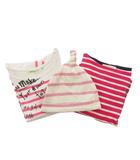 ビームス BEAMS ミニ B:MING Tシャツ カットソー 帽子 90 半袖 長袖 ボーダー柄 ピンク 白 ホワイト /NU ■GY14