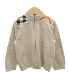 バーバリー BURBERRY ノバチェック ジップアップニットジャケット 92cm ベージュ /GV ■GY14