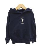 ポロ ラルフローレン POLO RALPH LAUREN プルオーバーパーカー フーディー ポニー刺繍 裏毛 男の子 4 紺 ネイビー /GV ■GY14