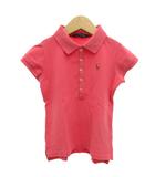 ポロ ラルフローレン POLO RALPH LAUREN ポロシャツ カットソー 半袖 鹿の子 ポニー刺繍 女の子 7 ピンク /GV ■GY14