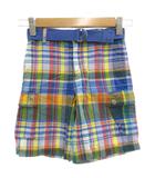 ラルフローレン RALPH LAUREN ハーフカーゴパンツ ショート ベルト付 男の子 110 マルチカラー /GV ■GY14