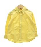 ラルフローレン RALPH LAUREN ボタンダウンシャツ 長袖 ポニー刺繍 男の子 90 黄 イエロー /GV ■GY14