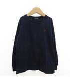 ポロ ラルフローレン POLO RALPH LAUREN 長袖Tシャツ ロンT クルーネック ポニー刺繍 120 紺 ネイビー /GV ■GY14