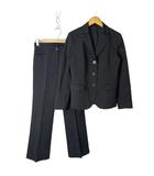 バーバリー ロンドン BURBERRY LONDON セットアップ スーツ ジャケット パンツ 38 ブラック ■GY14