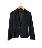 グリーンレーベルリラクシング ユナイテッドアローズ green label relaxing 1Bジャケット テーラード ジャケット 38 ブラック■GY14