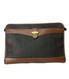 ダンヒル dunhill セカンドバッグ クラッチバッグ ブラック ブラウン■GY14