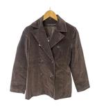 ラルフローレン RALPH LAUREN ダブルブレストジャケット ブルゾン コーデュロイ 7 ブラウン ■GY14