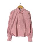ラルフローレン RALPH LAUREN シャツ ブラウス ポニー刺繍 長袖 11 ピンク ■GY14