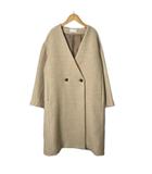 プラステ PLST ダブルブレストロングコート コート ロング丈 L ベージュ