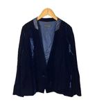 ケイシラハタ kei shirahata ベロアジャケット テーラードジャケット ジャケット 0 ブルー