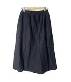 アーバンリサーチ ドアーズ URBAN RESEARCH DOORS リンクルスカート フレア ストライプ イージー ロング DF15-25V137 ONEsize ネイビー ■GY43