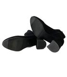 インデックス INDEX ラメ ヒール ショートブーツ L ブラック