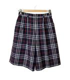 バーバリーズ Burberrys ヴィンテージ ノバチェック ハーフパンツ ウールl ネイビー