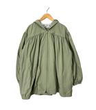 イヴサンローラン YVES SAINT LAURENT ブルゾン パーカー フーデット フーディ ギャザー グリーン ☆AA★