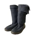 アグ UGG ブーツ ソックスブーツ ロング グレー 24cm ■GY06
