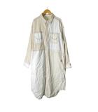 ロデオクラウンズ Rodeo Crowns 2WAYデニムシャツワンピース ロング 長袖 F ホワイト ベージュ ■GY06