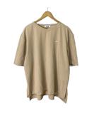 Tシャツ カットソー ロゴ 半袖 3L ベージュ ■GY06