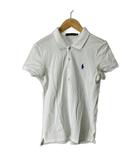 ラルフローレン RALPH LAUREN ポロシャツ 半袖 カットソー シャツ L ホワイト