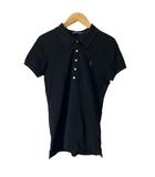 ポロ ラルフローレン POLO RALPH LAUREN ポロシャツ 半袖 シャツ カットソー L ブラック ■GY06
