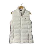 トミーヒルフィガー TOMMY HILFIGER ダウンベスト キルティング ダウン S ホワイト