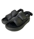 コンバース CONVERSE PAO DB ダブルフラップサンダル 24cm ブラック　33800010