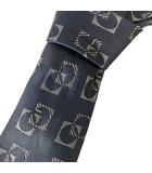 グッチ GUCCI ネクタイ シルク 総柄 ブラック