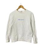 チャンピオン CHAMPION トレーナー スウェット クルーネック ロゴ刺繍 長袖 M ホワイト ■GY06
