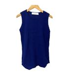 ルシェルブルー LE CIEL BLEU ニットベスト ベスト ノースリーブ セーター F ブルー