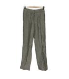 マックスマーラ MAX MARA リネンパンツ スラックス テーパード 36 ■GY06