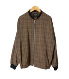 ビームスハート BEAMS HEART ジャケット ブルゾン スイングトップ S ブラウン