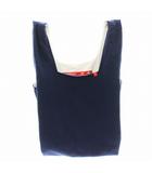 ループウィラー LOOPWHEELER BEAMS 別注 スウェット 吊裏 マーケットバッグ トートバッグ ネイビー 紺 /☆G