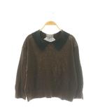 マーガレットハウエル 24AW SEA ISLAND COTTON ニットシャツ 2 ブラウン