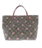 チルドレンズ GGスプリーム ローズ トートバッグ ハンドバッグ 茶色 ブラウン ピンク 410812 /SR ■OH