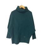 ラブレス LOVELESS アンゴラニ混ット ニット タートルネック セーター 34 グリーン