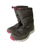 リーボック Reebok ブーツ シューズ 防寒 長靴 ボア ポーラテック 24.5 グリーン