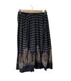 ミーイッセイミヤケ me ISSEY MIYAKE サルエルパンツ パンツ ボーダー 総柄 ネイビー MI54JF381