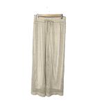 チャオパニック CIAOPANIC テープヤーンメッシュ編みニットパンツ イージー ONE SIZE 白 アイボリー