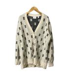 モノグラムカーディガン ニットカーディガン ボレロ シルク混 XS アイボリー 8057160