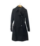 オゾック OZOC トレンチコート ミドル丈 コート 38 ブラック