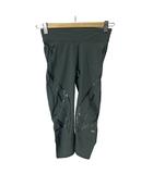 アディダス adidas レギンス レギパン スポーツ S グリーン