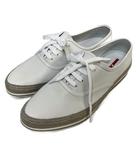 プラダスポーツ PRADA SPORT スニーカー エスパドリーユ ローカット スリッポン 切替 7 1/2 ホワイト 4E3114