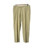 プラダ PRADA チノパン センタープレス 00s アーカイブ テーパード 48 ベージュ