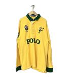 ポロ ラルフローレン POLO RALPH LAUREN ラガーシャツ ポロベア 長袖 L イエロー