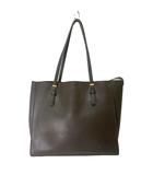 チャールズ&キース  CHARLES&KEITH トートバッグ ハンドバッグ レザー ブラウン