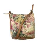 ラルフローレン RALPH LAUREN ショルダーバッグ トートバッグ ワンショルダー 花柄 オールド ヴィンテージ ベージュ ピンク マルチカラー